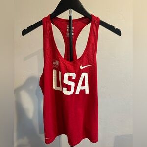 Nike Red Dri-FIT Tank Top